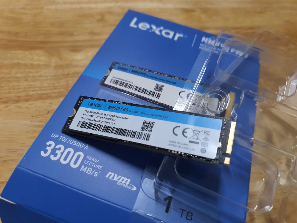 SSD NVMe 1TB Lexar NM610 PRO - SIÊU PHẨM LƯU TRỮ 2 SSD Lexar NVMe