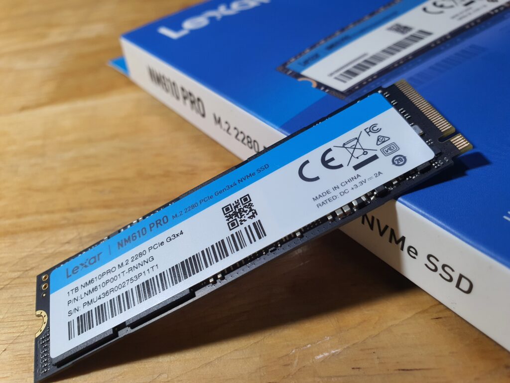 SSD NVMe 1TB Lexar NM610 PRO - SIÊU PHẨM LƯU TRỮ 5 SSD NVMe Lexar