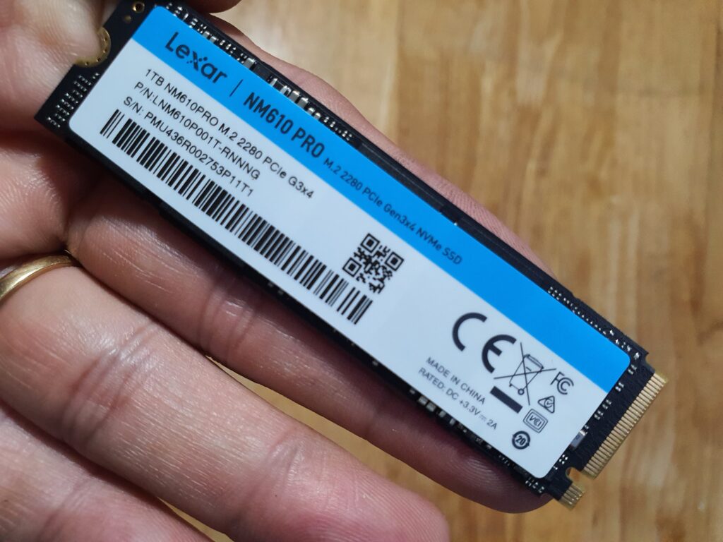 SSD NVMe 1TB Lexar NM610 PRO - SIÊU PHẨM LƯU TRỮ 3 SSD Lexar NVMe